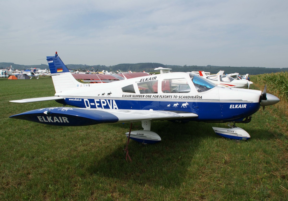 Privat, D-EPVA, Piper, PA-28-180 Cherokee Challenger, 23.08.2013, EDMT, Tannheim (Tannkosh '13), Germany