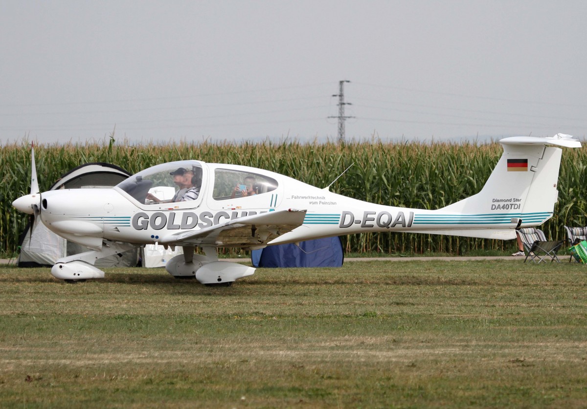 Privat, D-EQAI, Diamond, DA-40 Diamond Star, 24.08.2013, EDMT, Tannheim (Tannkosh '13), Germany
