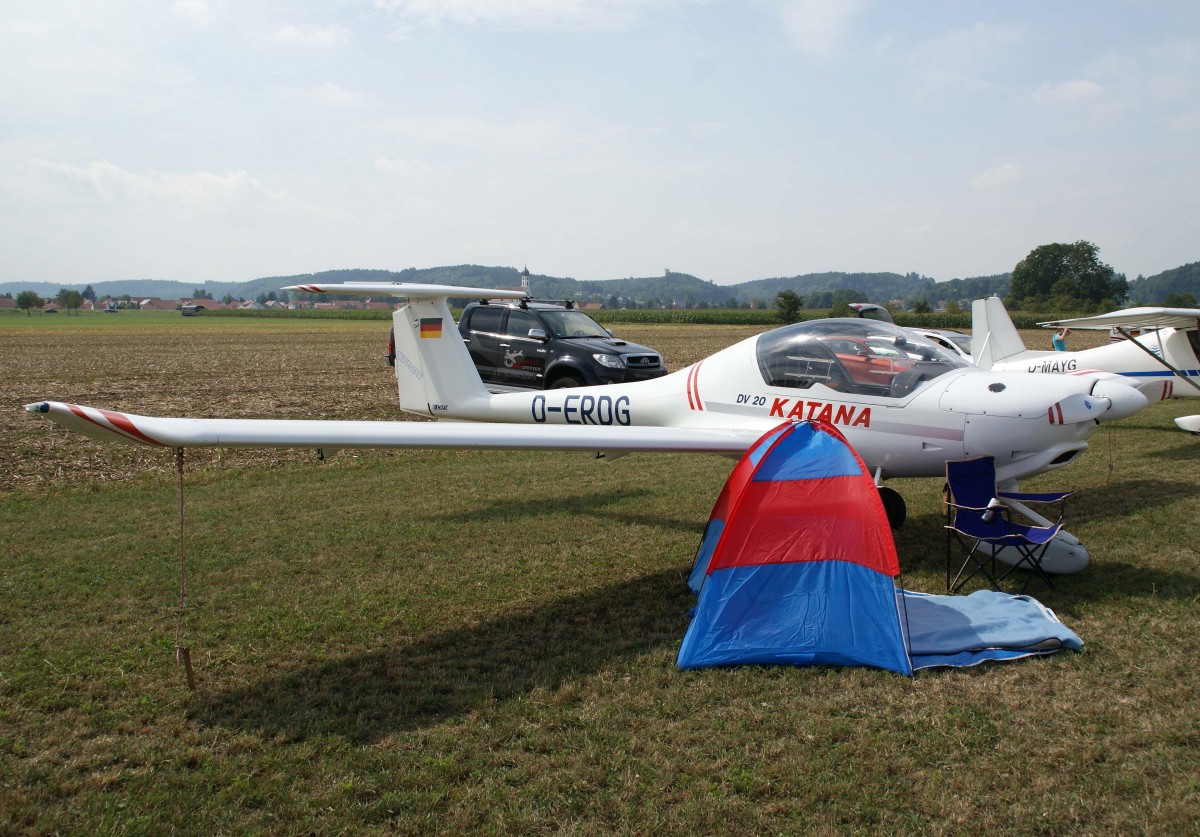 Privat, D-ERDG, Diamond, DV-20 Katana, 23.08.2013, EDMT, Tannheim (Tannkosh '13), Germany