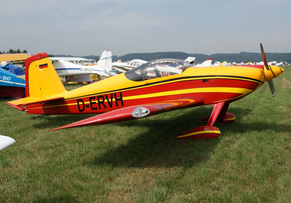 Privat, D-ERVH, Van's Aircraft, RV-7, 23.08.2013, EDMT, Tannheim (Tannkosh '13), Germany