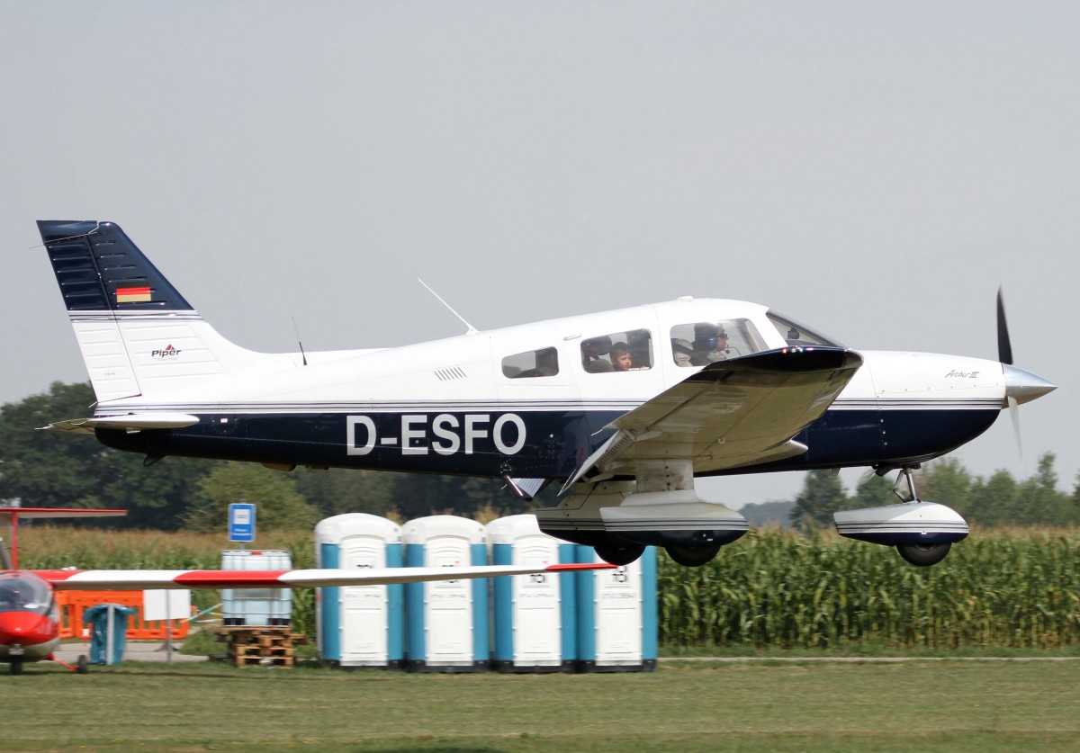 Privat, D-ESFO, Piper, PA-28-181 Archer III, 23.08.2013, EDMT, Tannheim (Tannkosh '13), Germany