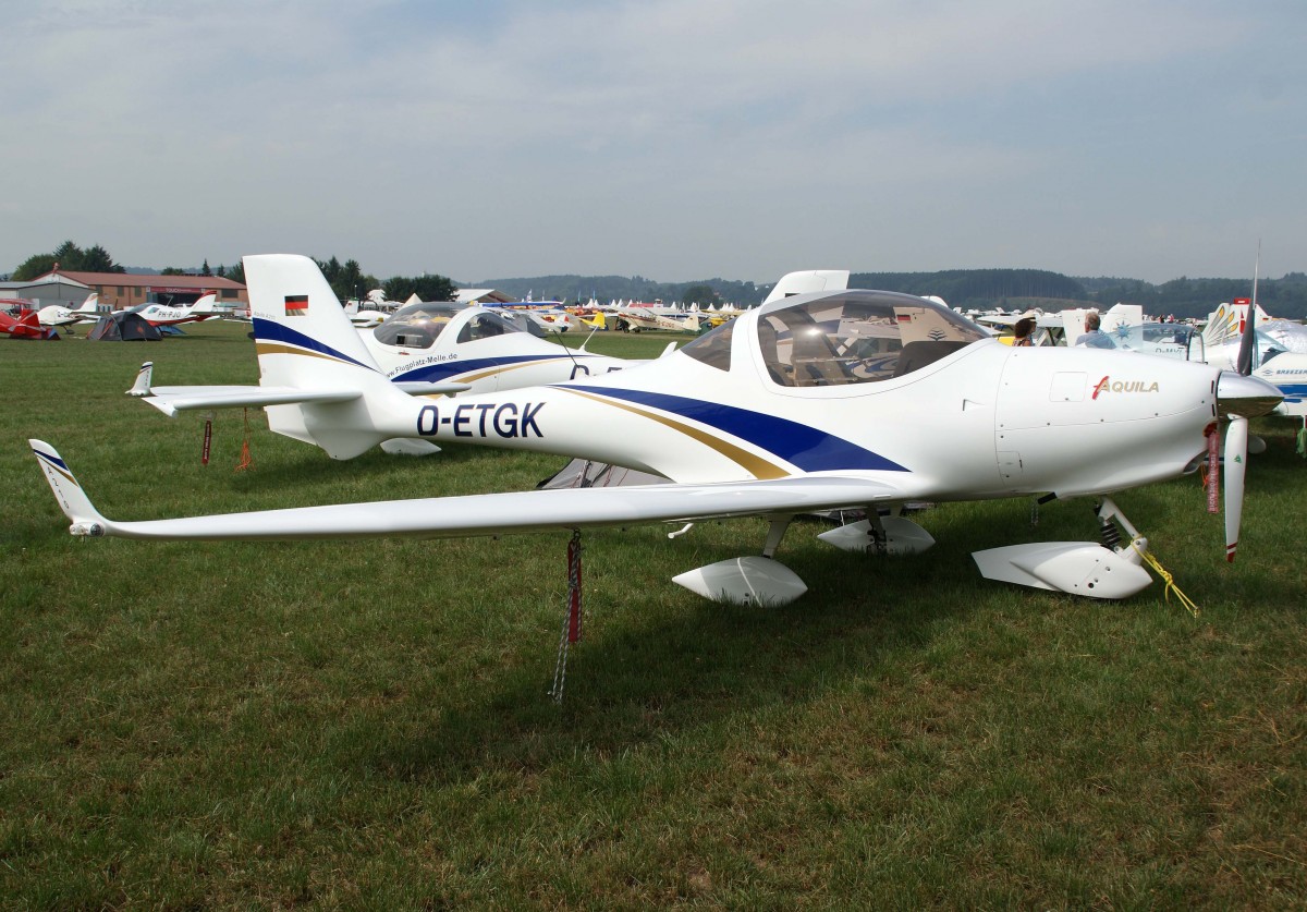 Privat, D-ETGK, Aquila, A-210, 23.08.2013, EDMT, Tannheim (Tannkosh '13), Germany