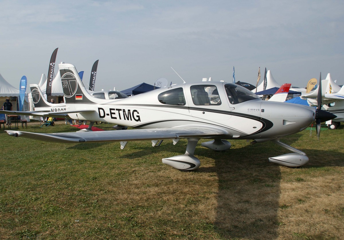 Privat, D-ETMG, Cirrus, SR-22 T, 24.08.2013, EDMT, Tannheim (Tannkosh '13), Germany