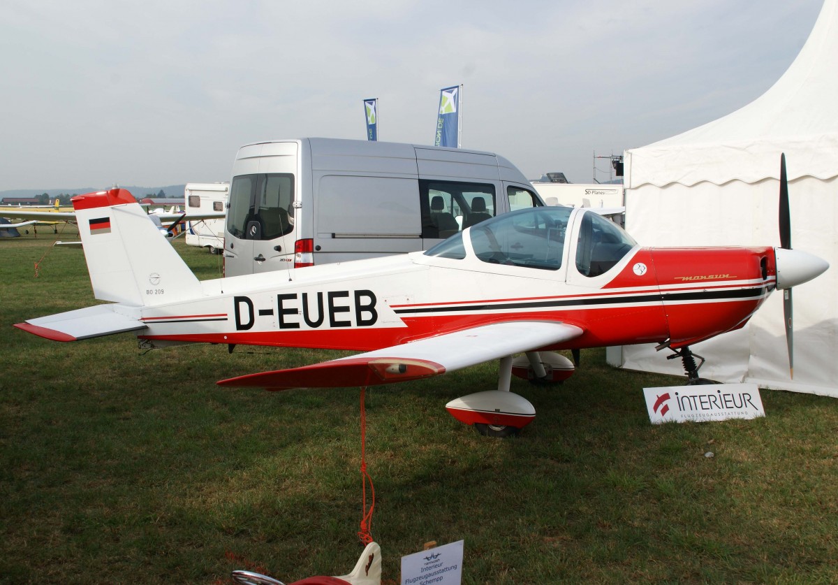 Privat, D-EUEB, Blkow, Bo-209 Monsun, 23.08.2013, EDMT, Tannheim (Tannkosh '13), Germany