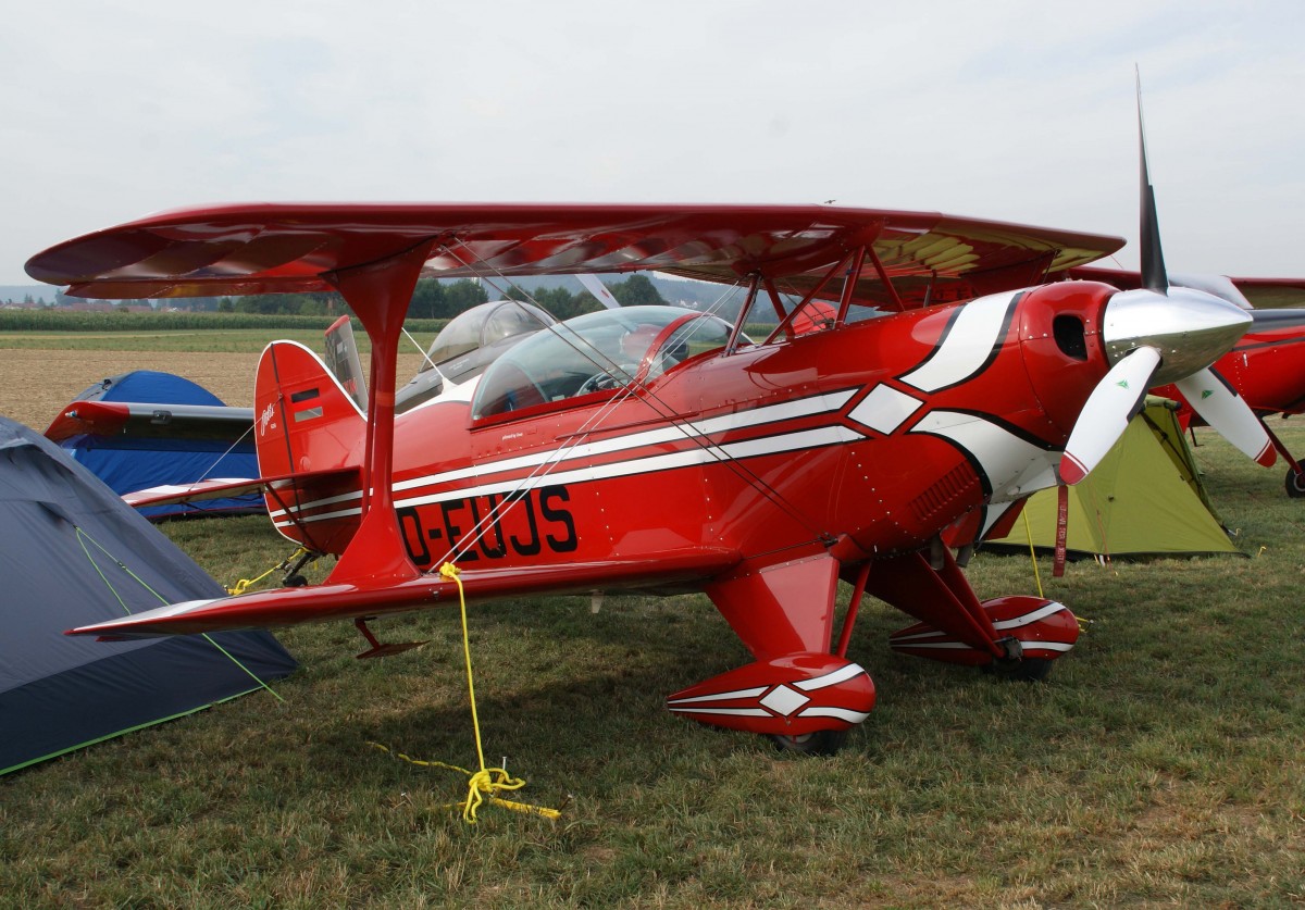 Privat, D-EUJS, Pitts Aircraft, S-2 B Special, 23.08.2013, EDMT, Tannheim (Tannkosh '13), Germany