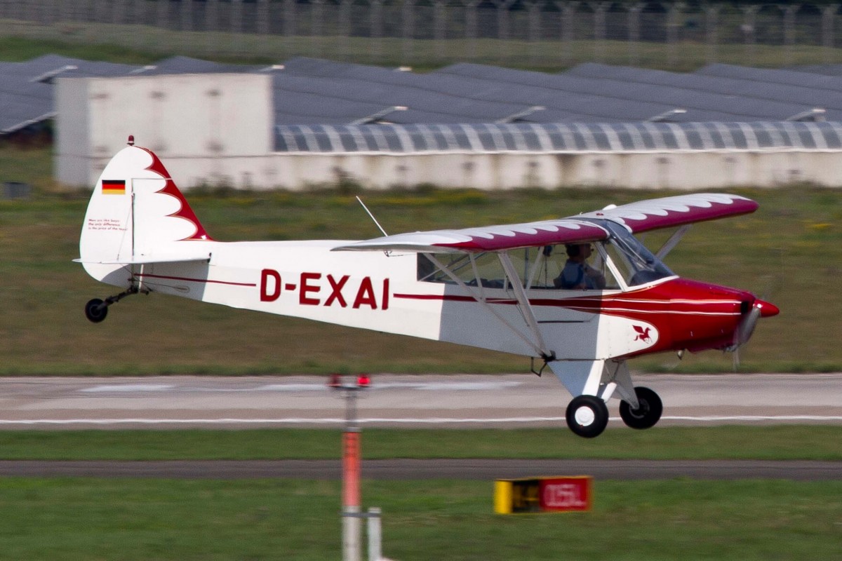 Privat, D-EXAI, Piper, Pa-18-95 Super Cub, 22.08.2015, DUS-EDDL, Düsseldorf, Germany