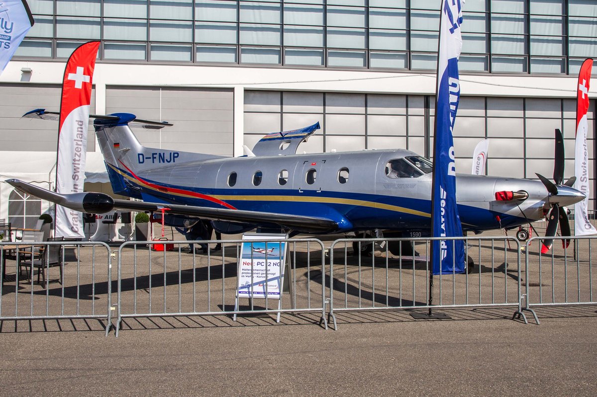 privat, D-FNJP, Pilatus, PC-12-47 E, 07.04.2017, Aero '17, Friedrichshafen, Germany