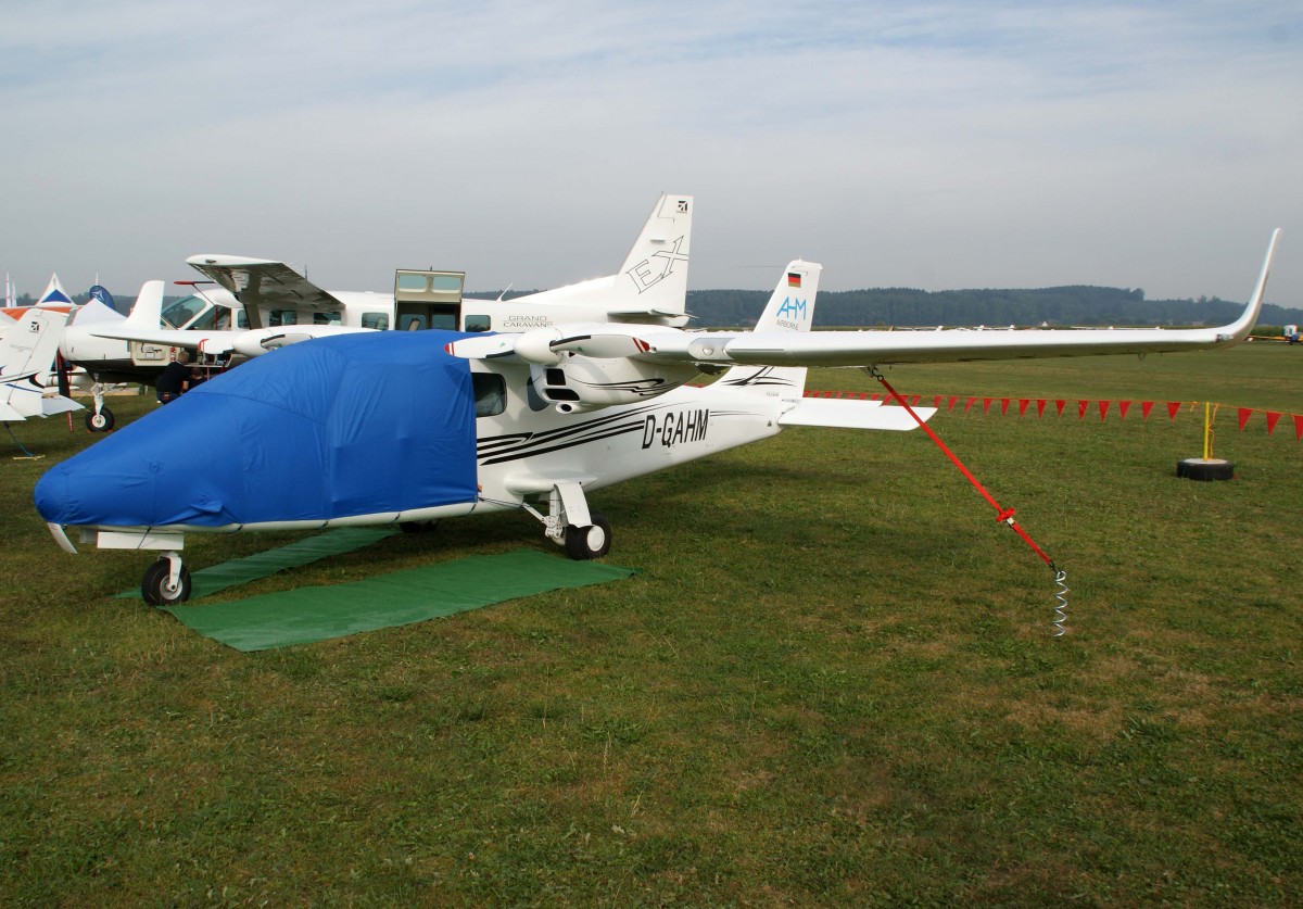 Privat, D-GAHM, Tecnam, P-2006 T, 23.08.2013, EDMT, Tannheim (Tannkosh '13), Germany

