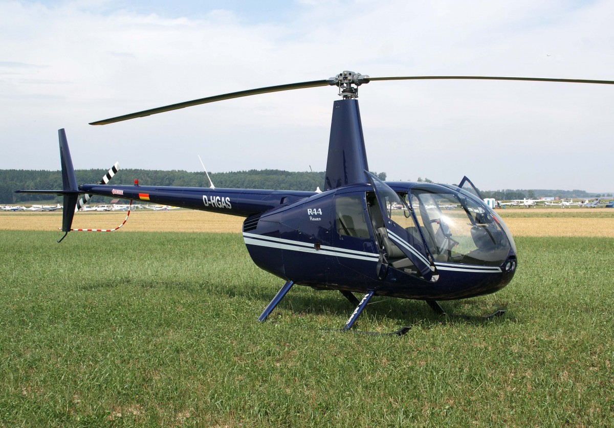 Privat, D-HGAS, Robinson, R-44 Raven, 23.08.2013, EDMT, Tannheim (Tannkosh '13), Germany 



