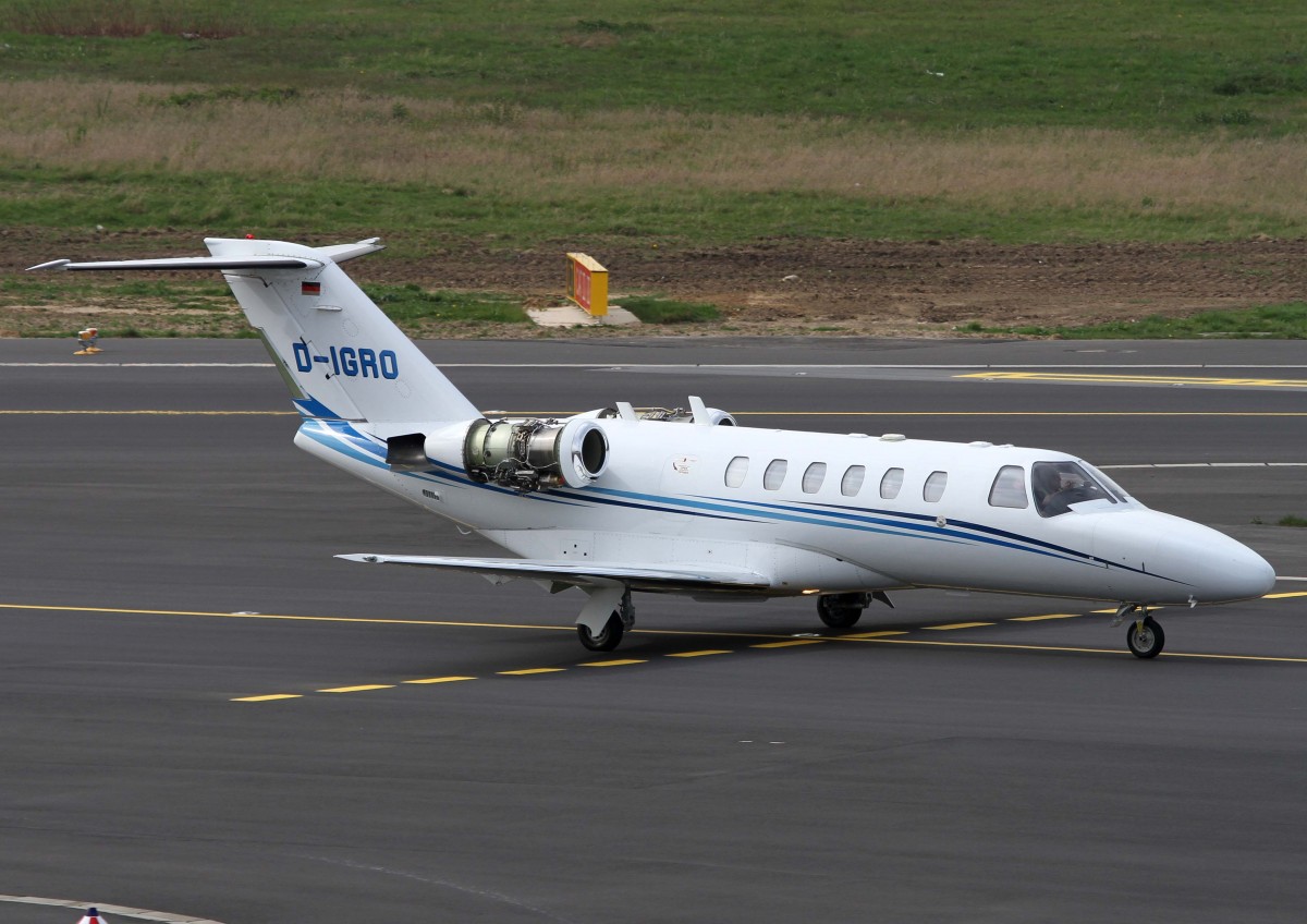 Privat, D-IGRO, Cessna, 525 A Citation CJ-2, 02.04.2014, DUS-EDDL, Dsseldorf, Germany 