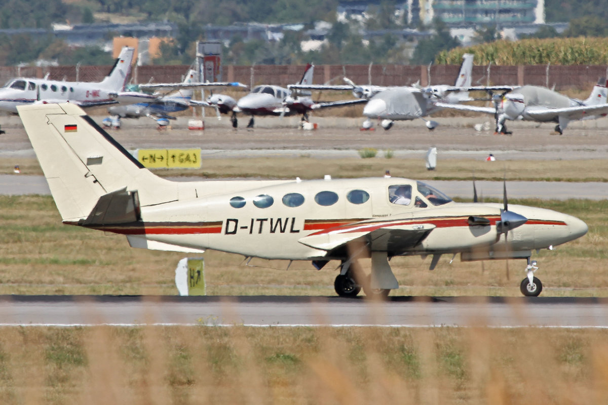 Privat, D-ITWL, Cessna, 425 Conquest I, 10.09.2016, EDDS-STR, Stuttgart, Germany 
