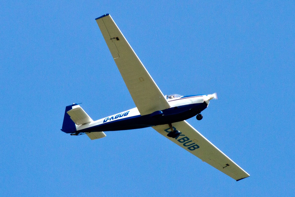 Privat, D-KBUB, Scheibe, SF-25 C Falke, 02.08.2014, über Grieth / Niederrhein, Germany 