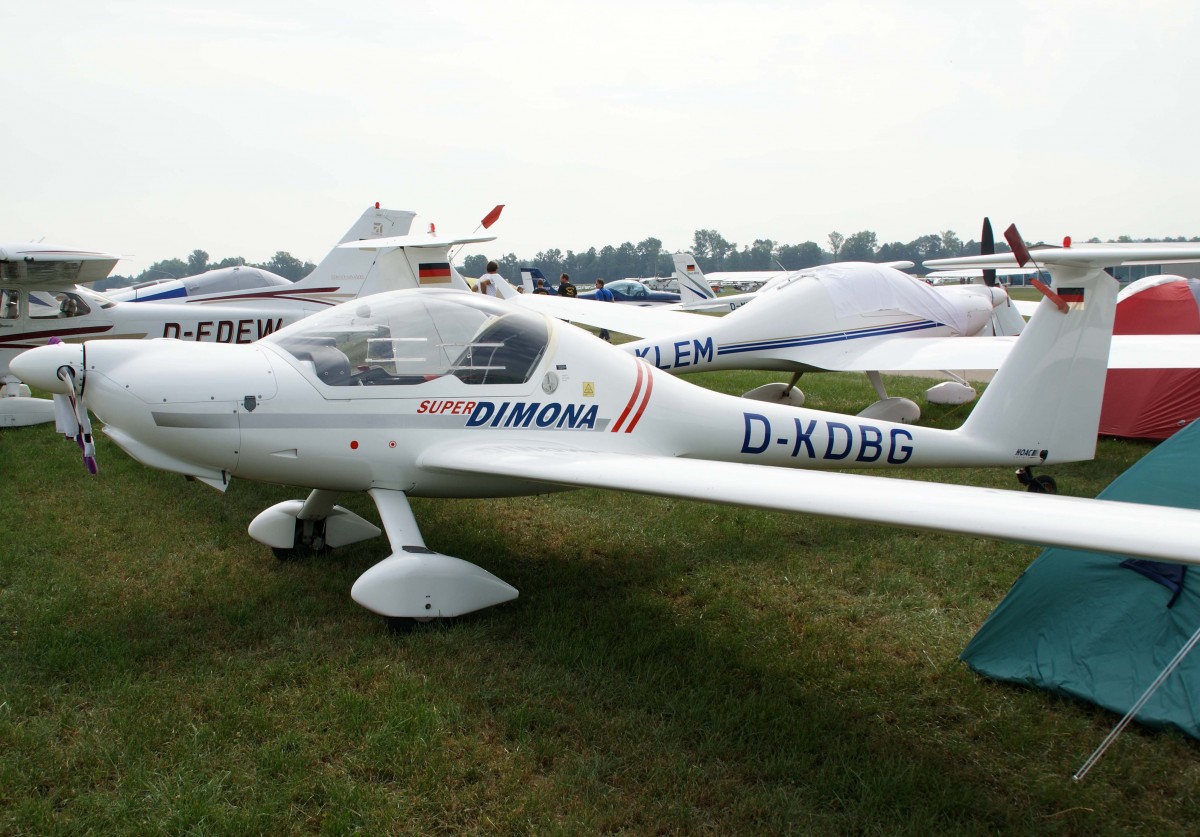 Privat, D-KDBG, Diamond (Hoffmann), HK-36 R Super Dimona, 23.08.2013, EDMT, Tannheim (Tannkosh '13), Germany 