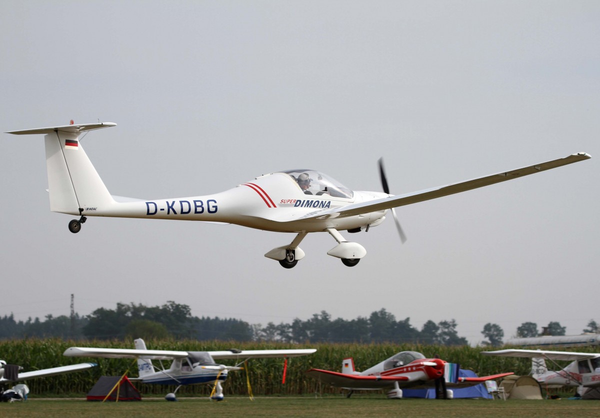 Privat, D-KDBG, Diamond (Hoffmann), HK-36 R Super Dimona, 24.08.2013, EDMT, Tannheim (Tannkosh '13), Germany 