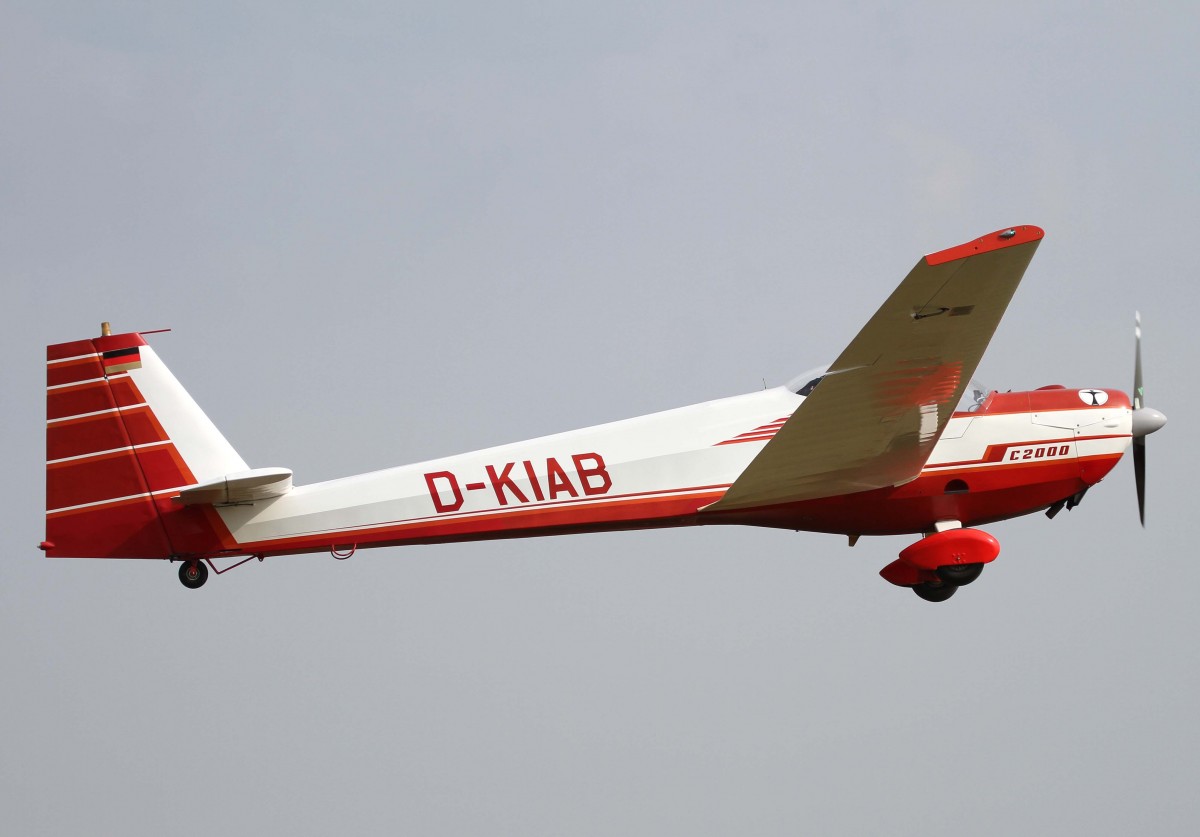 Privat, D-KIAB, Scheibe, SF-25 C Falke 2000, 24.08.2013, EDMT, Tannheim (Tannkosh '13), Germany 