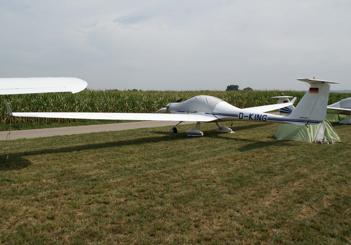 Privat, D-KING, Diamond (Hoffmann), HK-36 TTC Super Dimona, 23.08.2013, EDMT, Tannheim (Tannkosh '13), Germany 