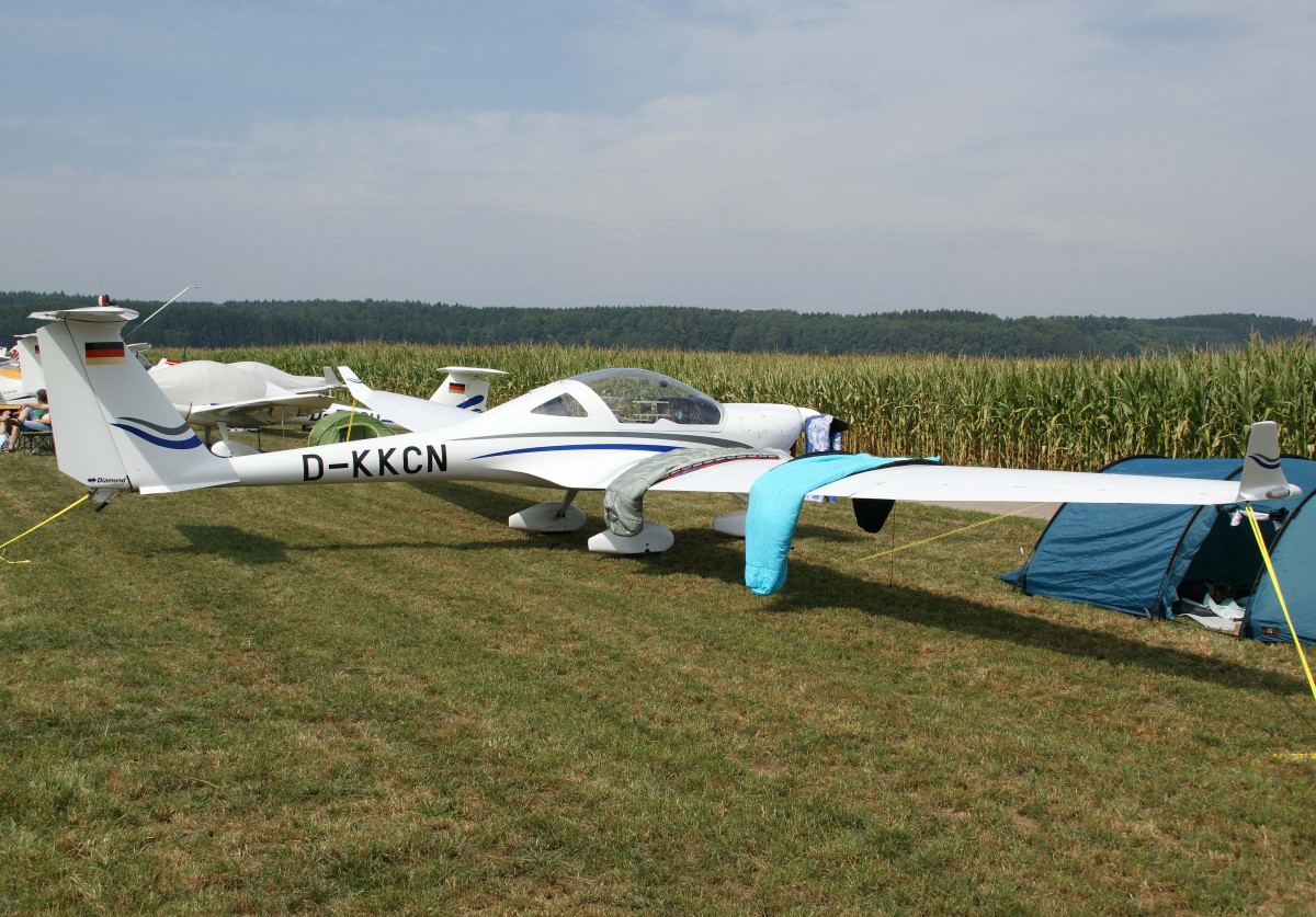 Privat, D-KKNC, Diamond (Hoffmann), HK-36 TTC Super Dimona, 23.08.2013, EDMT, Tannheim (Tannkosh '13), Germany 