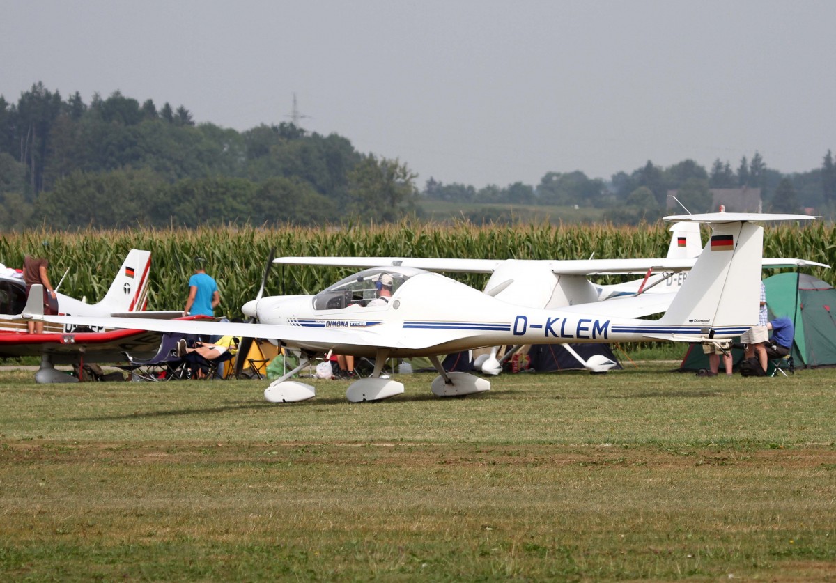 Privat, D-KLEM, Diamond (Hoffmann), HK-36 TTC Super Dimona, 24.08.2013, EDMT, Tannheim (Tannkosh '13), Germany 