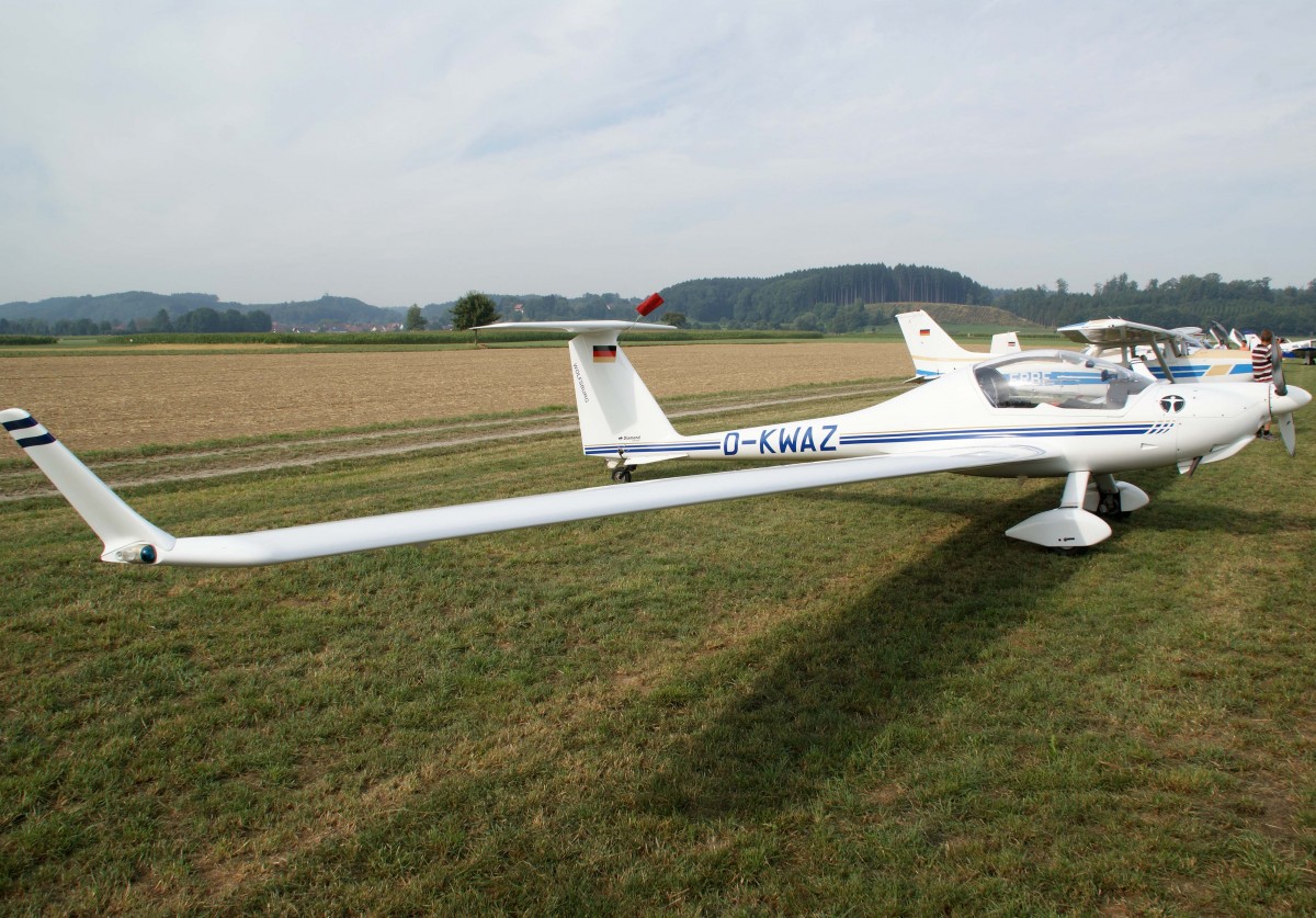 Privat, D-KWAZ, Diamond (Hoffmann), HK-36 TS-80 Super Dimona, 23.08.2013, EDMT, Tannheim (Tannkosh '13), Germany 