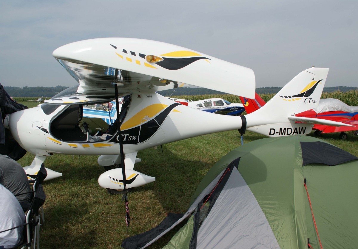 Privat, D-MDAW, Flight Design, CT-SW, 23.08.2013, EDMT, Tannheim (Tannkosh '13), Germany 