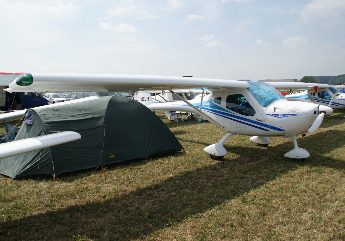 Privat, D-MELH, Remos, G-3 Mirage, 23.08.2013, EDMT, Tannheim (Tannkosh '13), Germany 