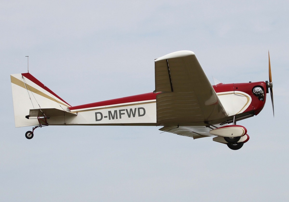 Privat, D-MFWD, WD-Flugzeugleichtbau, D-2 Sunrise, 24.08.2013, EDMT, Tannheim (Tannkosh '13), Germany 