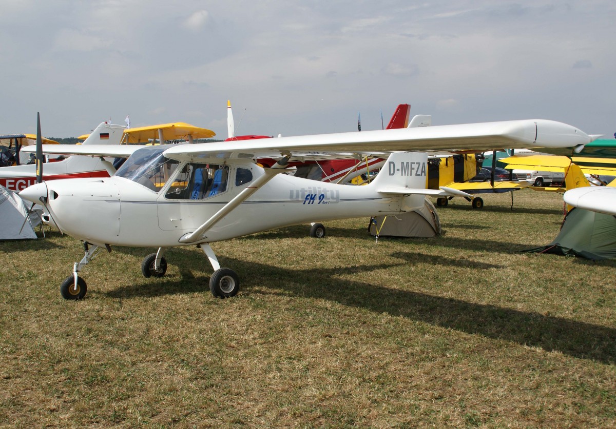Privat, D-MFZA, FK-Leichflugzeuge, FK-9 Mk-III, 23.08.2013, EDMT, Tannheim (Tannkosh '13), Germany 