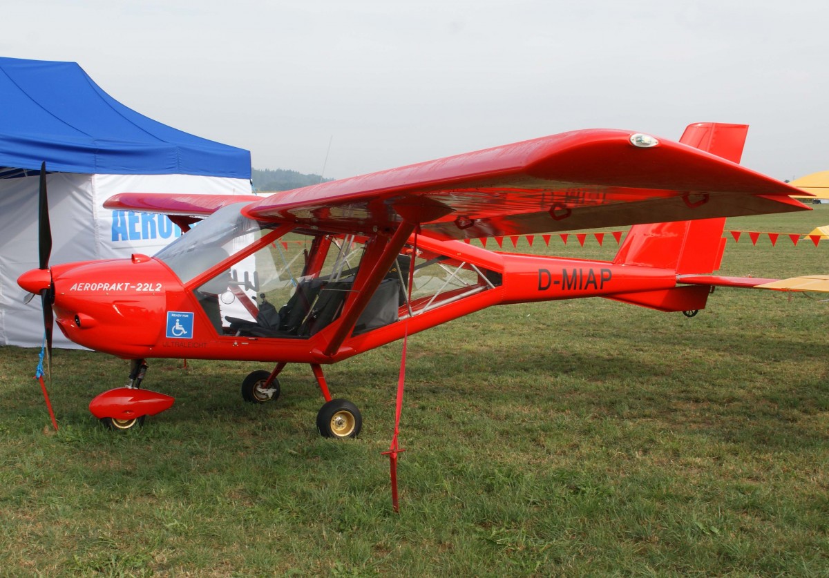 Privat, D-MHIAP, Aeroprakt, 22 L-2, 23.08.2013, EDMT, Tannheim (Tannkosh '13), Germany 