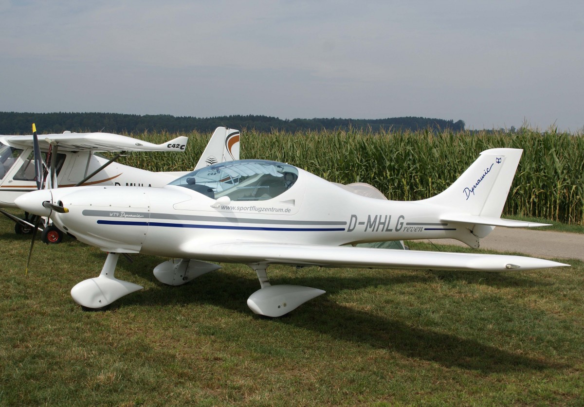 Privat, D-MHLG, Aerospool, WT-9 Dynamic, 23.08.2013, EDMT, Tannheim (Tannkosh '13), Germany 