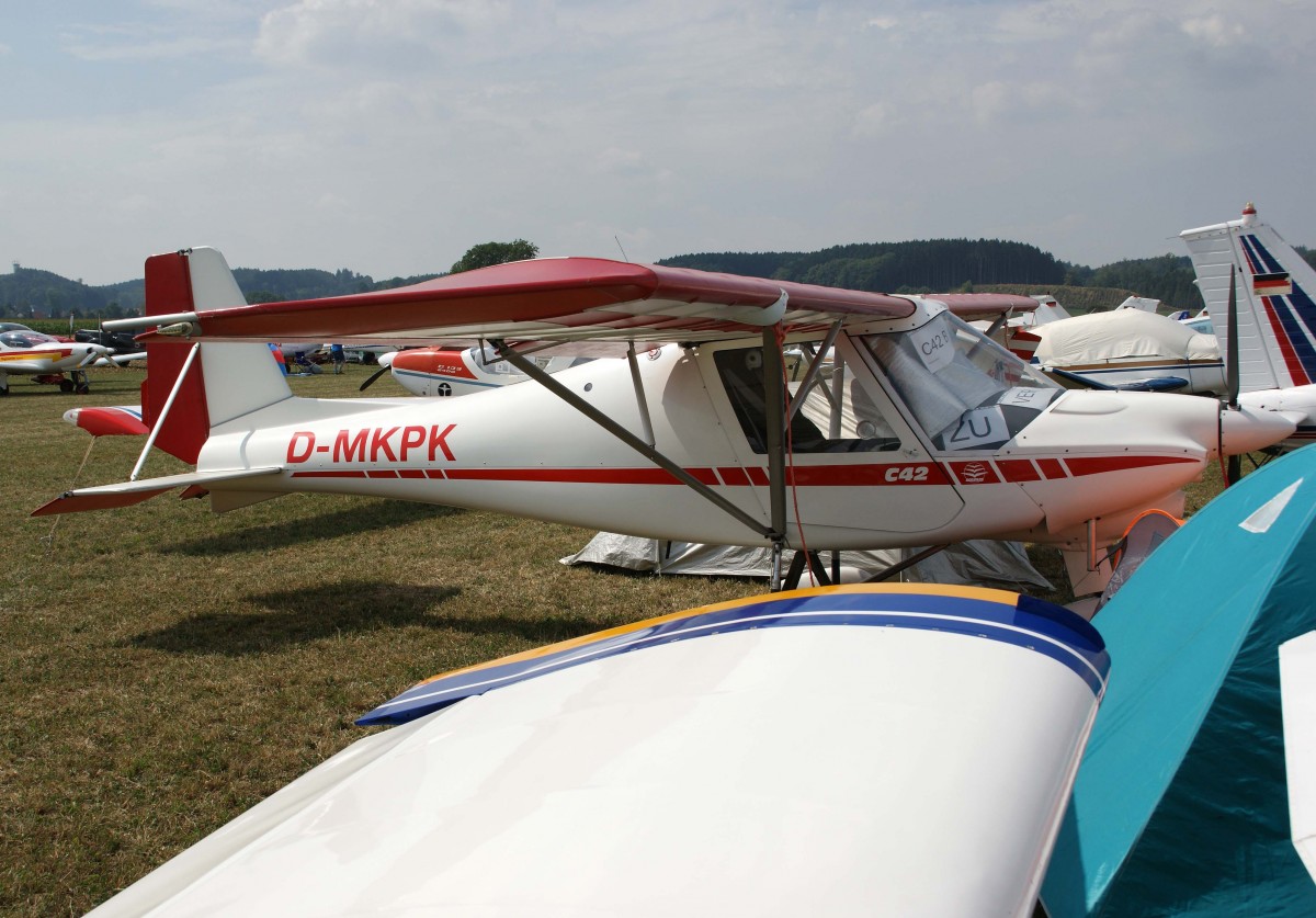 Privat, D-MKPK Comco-Ikarus, C-42, 23.08.2013, EDMT, Tannheim (Tannkosh '13), Germany 