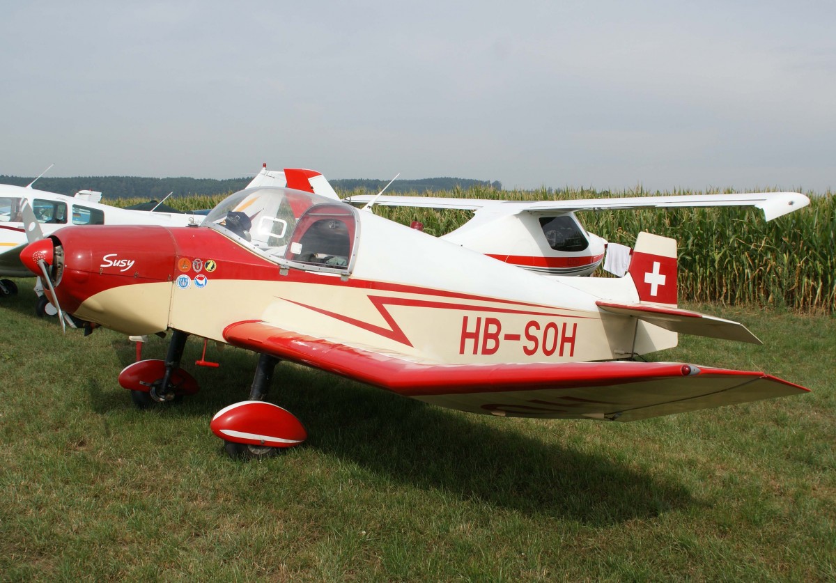 Privat, HB-SOH, Jodel, D-11, 23.08.2013, EDMT, Tannheim (Tannkosh '13), Germany