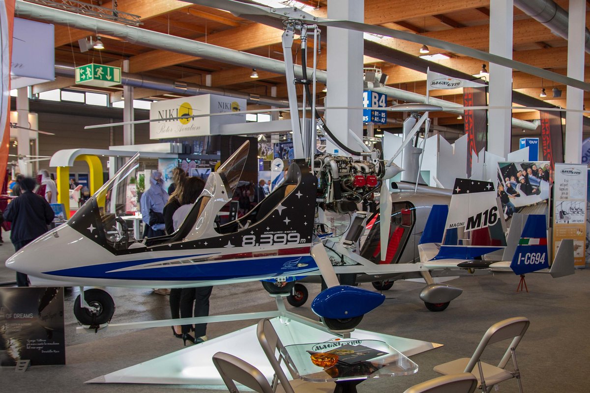 privat, I-C694, Magni Gyro, M-16 Trainer, 07.04.2017, Aero '17, Friedrichshafen, Germany