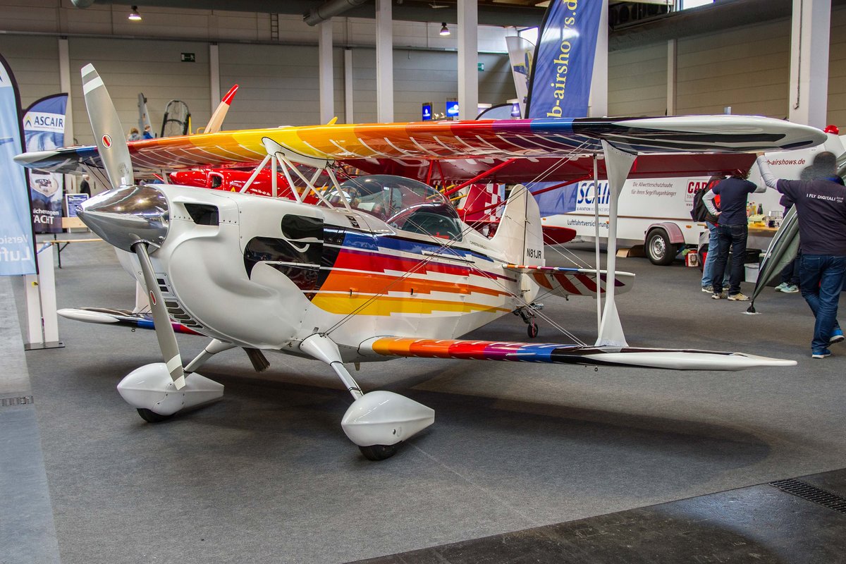 privat, N81JR, Aviat Aircraft (Christen), Eagle II, 07.04.2017, Aero '17, Friedrichshafen, Germany