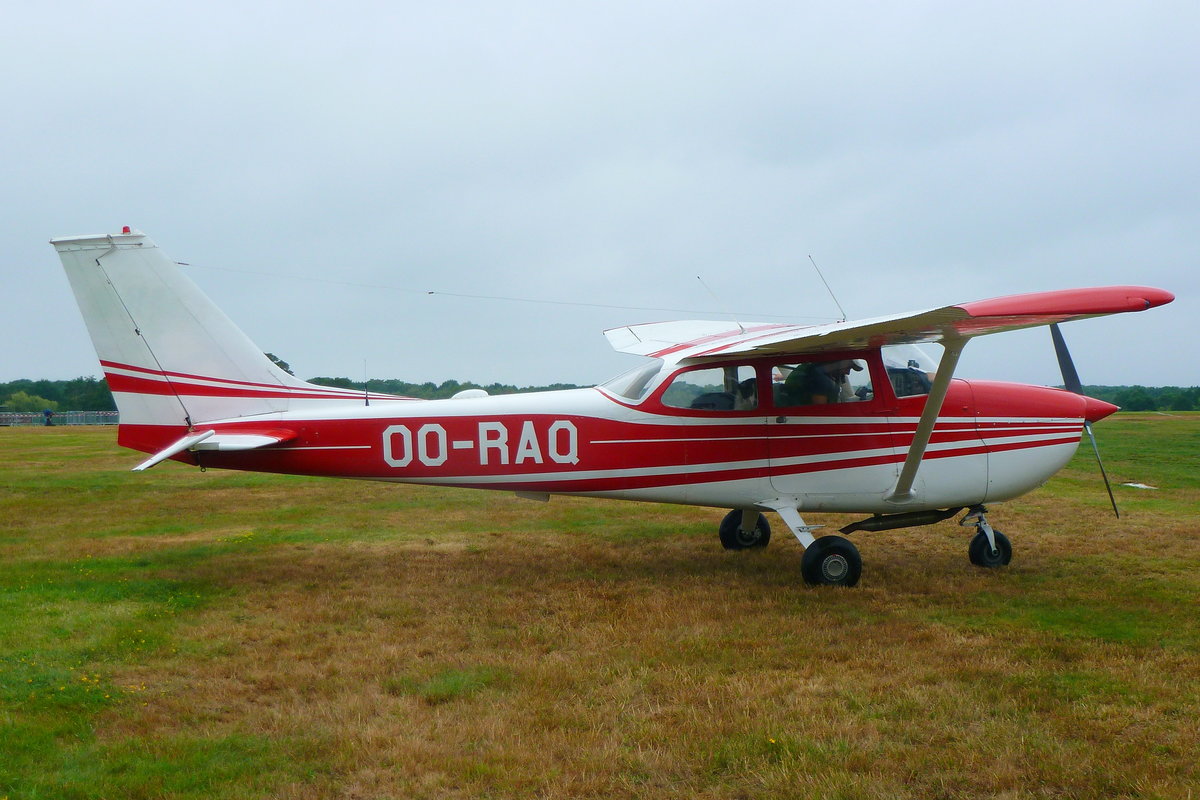 Privat, OO-RAQ, Reims-Cessna F172K. 36. Oldtimer Fly-in Schaffen-Diest, BE, 17.08.2019