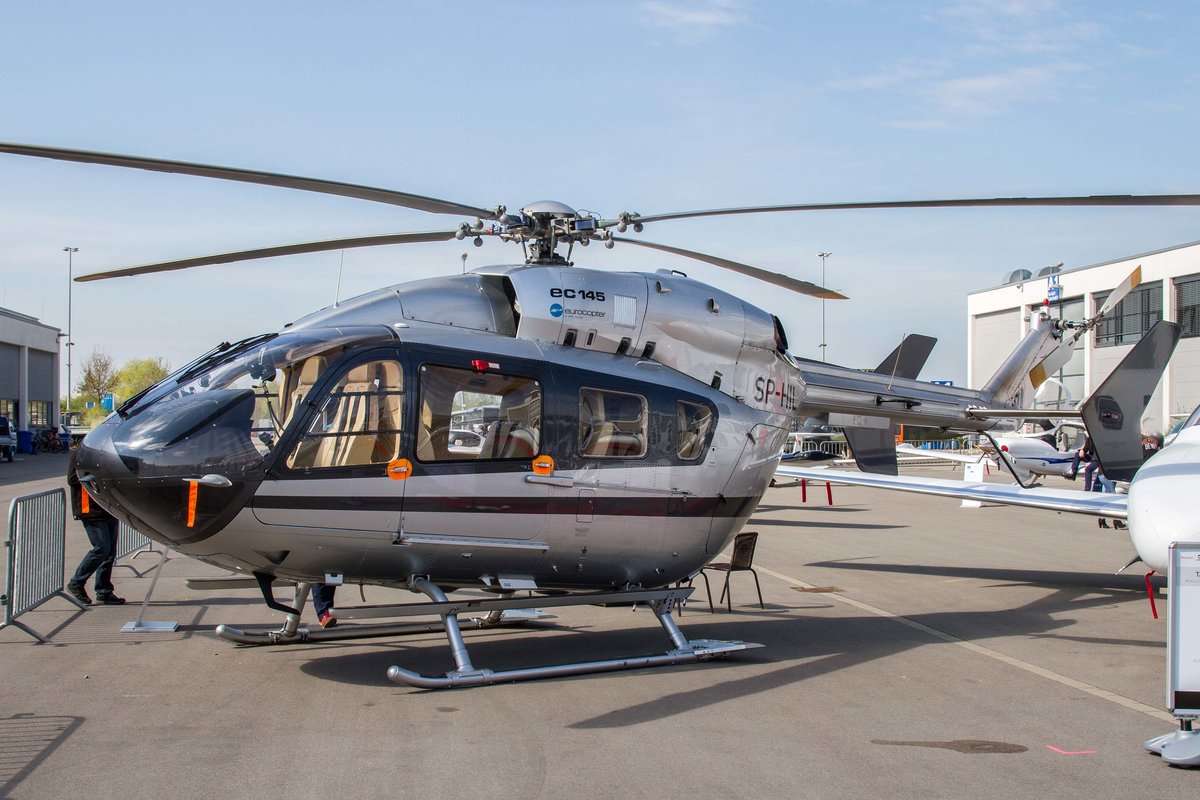 privat, SP-HIL, Eurocopter, EC-145 C-2, 07.04.2017, Aero '17, Friedrichshafen, Germany