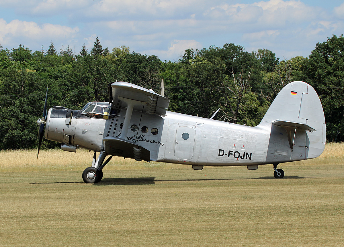 Private Antonov An-2T, D-FOJN, Flugplatz Bienenfarm, 02.07.2022
