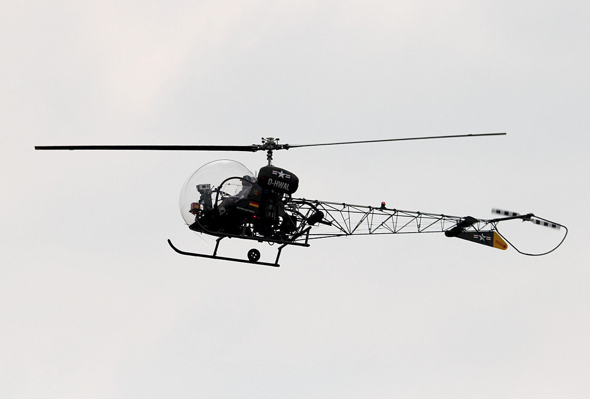 Private Augusta Bell 47G-A4, D-HWAL, ILA 2014, 23.05.2014