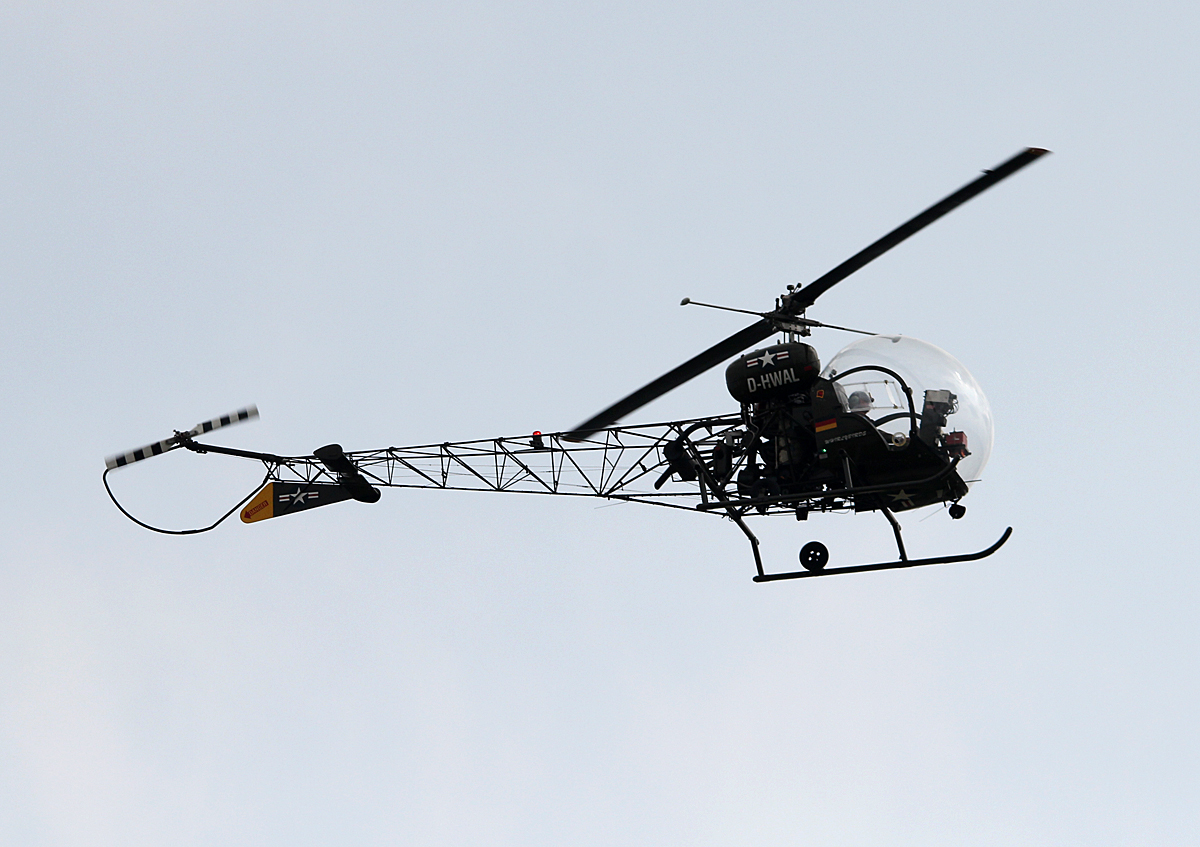 Private Augusta Bell 47G-A4, D-HWAL, ILA 2014, 23.05.2014