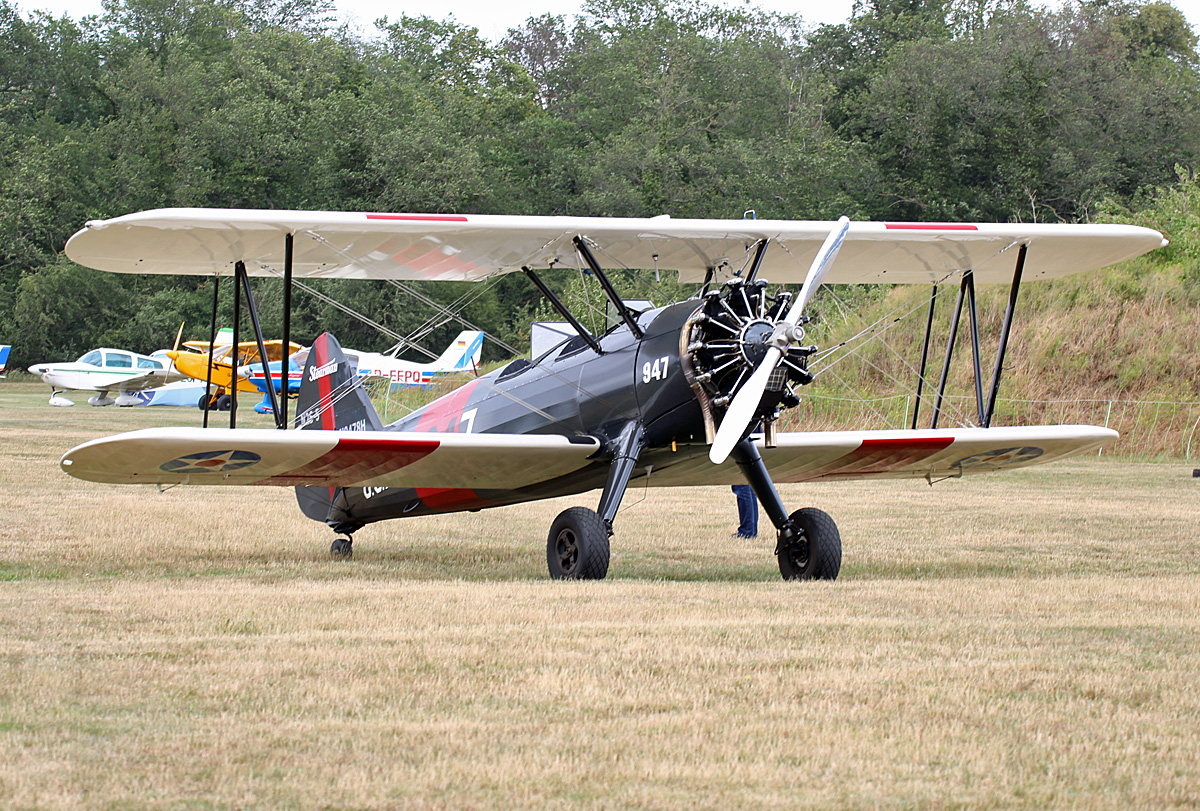 Private, Boeing A 75N1 Stearman, N9478H, Flugplatz Bienenfarm, 07.07.2019