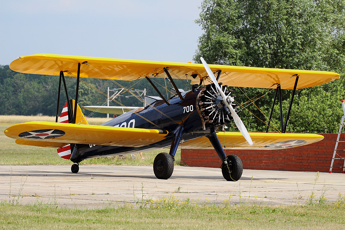 Private Boeing A75N1 Stearman, N5323N, Stearman and Friends 2021, Flugplatz Bienenfarm, 03.07.2021