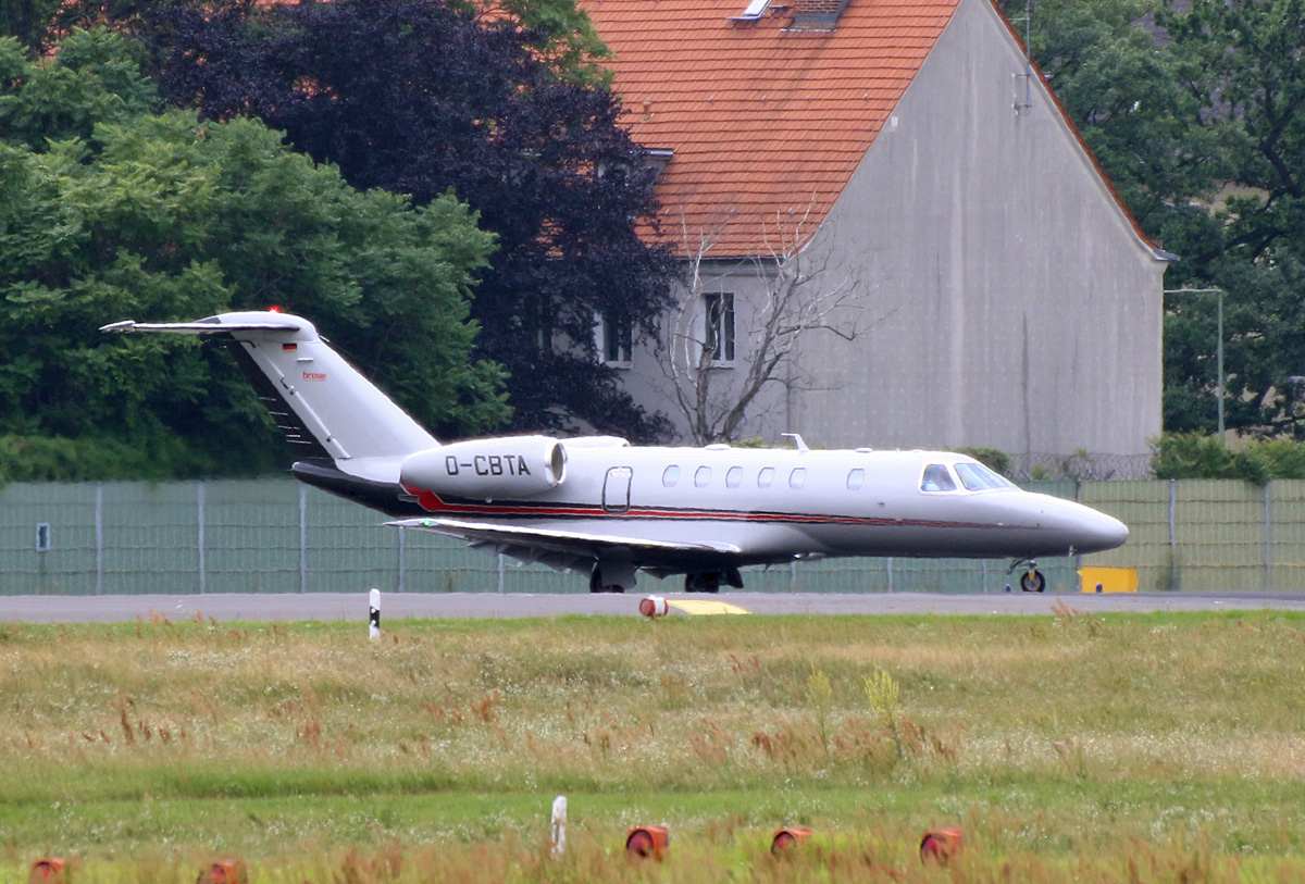Private Cessna 525C Citation CJ4, D-CBTA, TXL, 17.07.2020