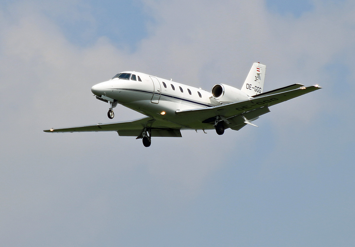 Private Cessna 560XL Citation XLS, OE-GGG, SXF, 24.05.2019