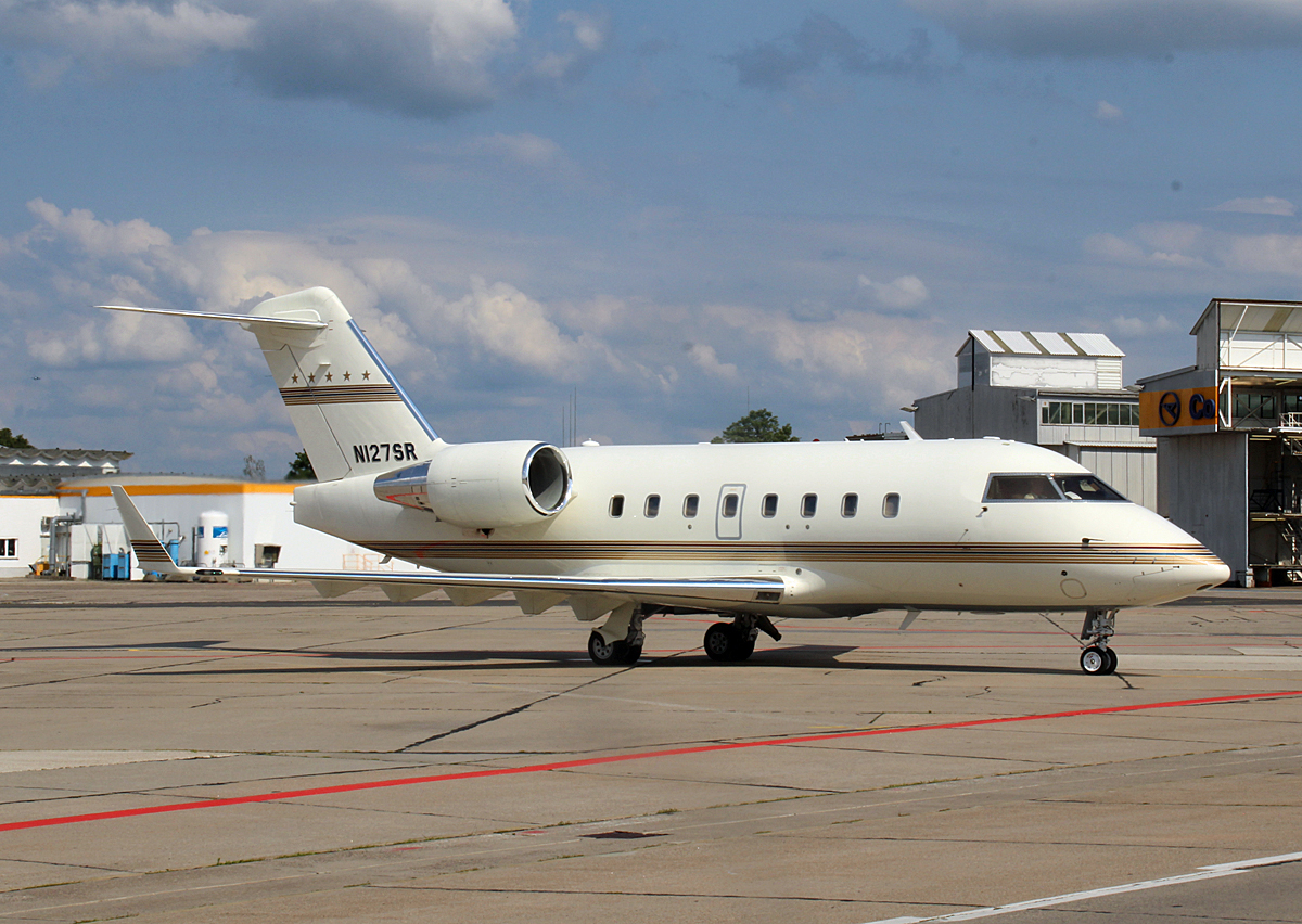 Private Challenger 604, N127SR, SXF Spottertour, 21.07.2017