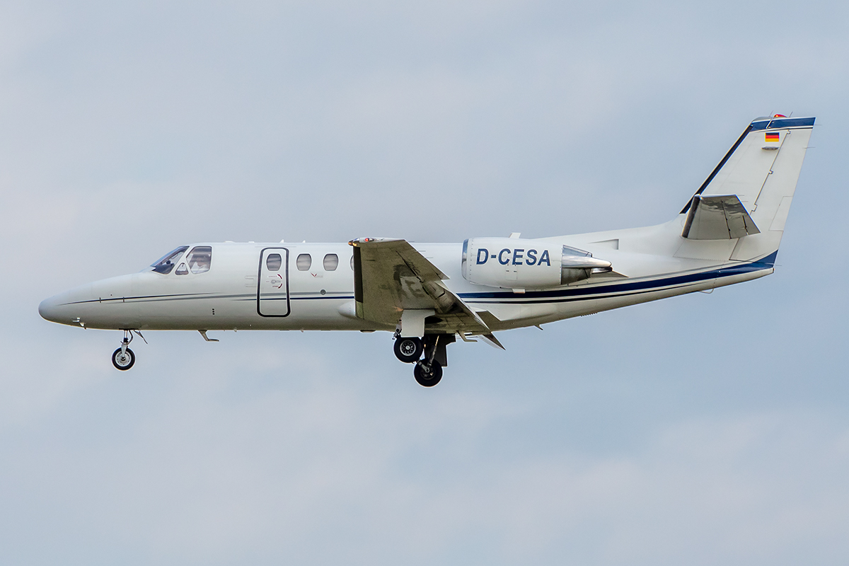 Private, D-CESA, Cessna, 550 Citation II, 16.08.2021, BER, Berlin, Germany