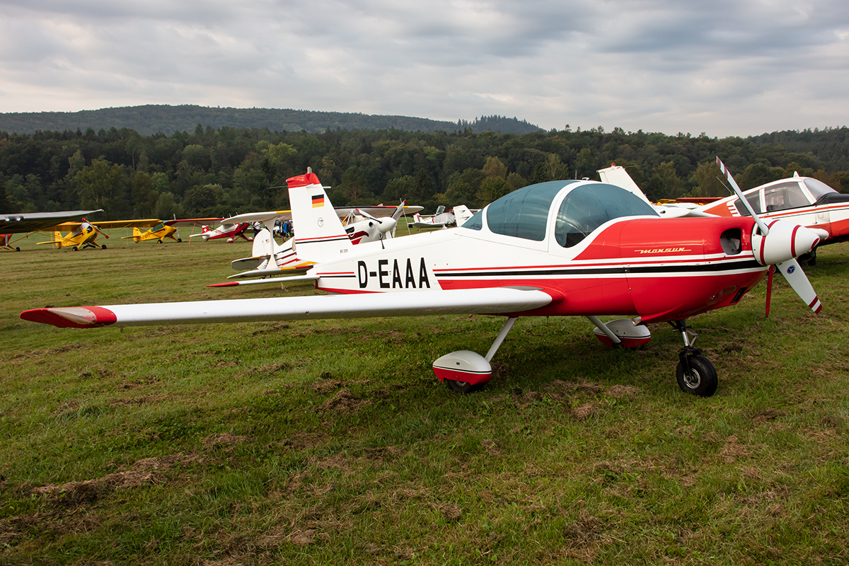 Private, D-EAAA, Bölkow, Bo-209 Monsun, 14.09.2019, EDST, Hahnweide, Germany


