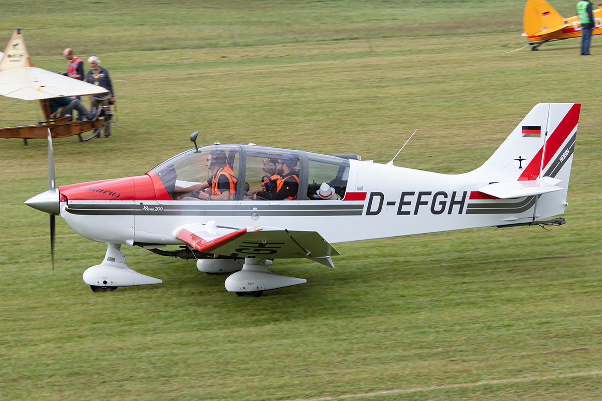 Private, D-EFGH, Robin, DR400-200R, 14.09.2019, EDST, Hahnweide, Germany


