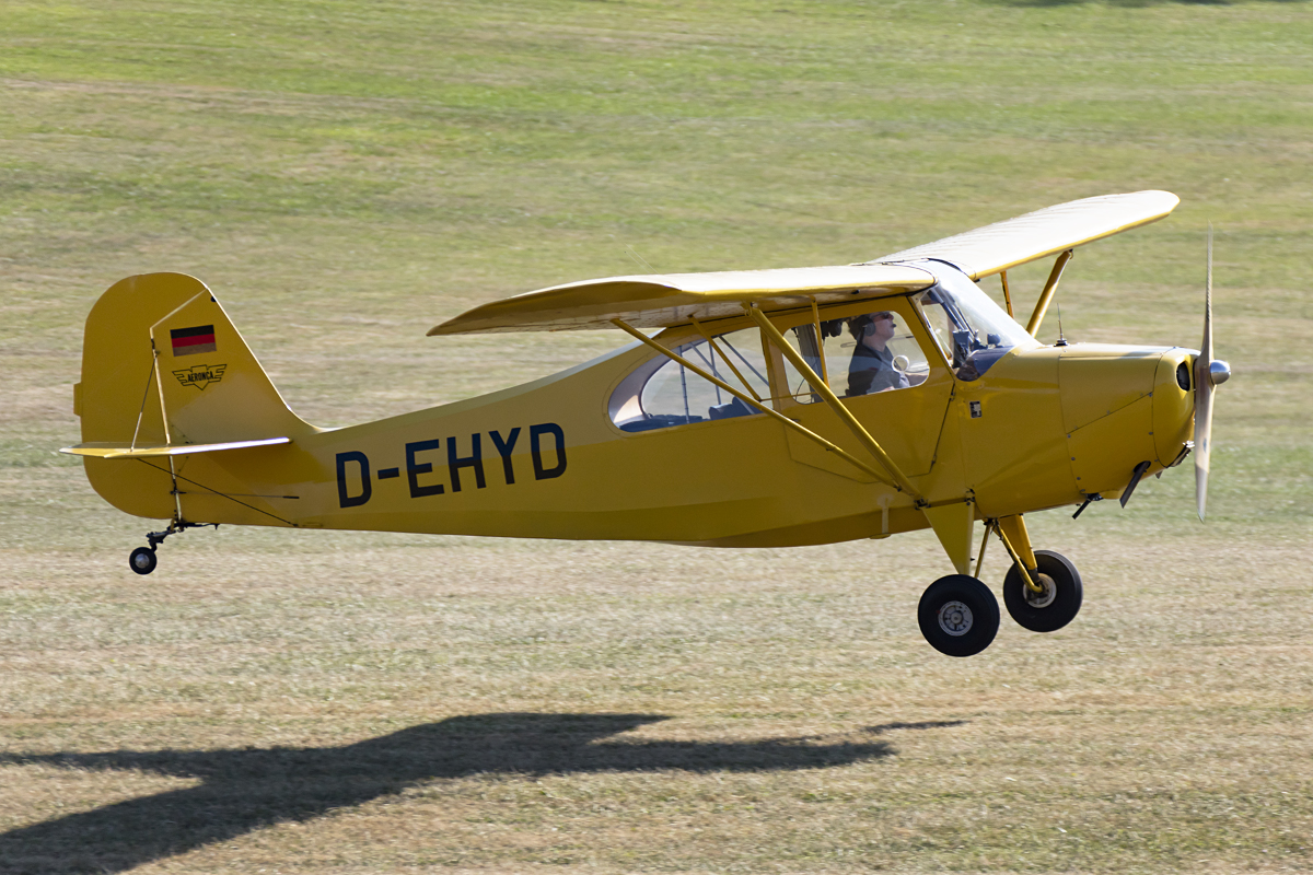 Private, D-EHYD, Aeronca, 7A6 Champion, 09.09.2016, EDST, Hahnweide, Germany





