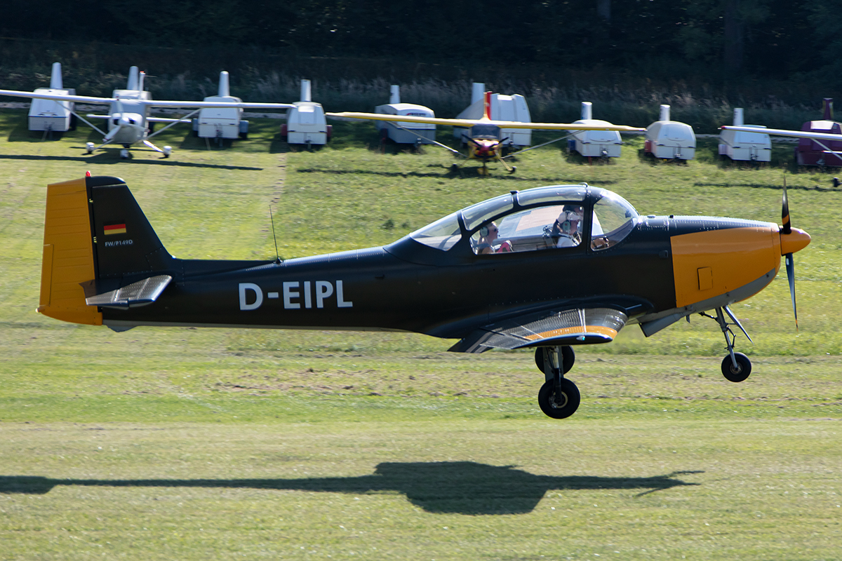 Private, D-EIPL, Piaggio, P149D, 13.09.2019, EDST, Hahnweide, Germany



