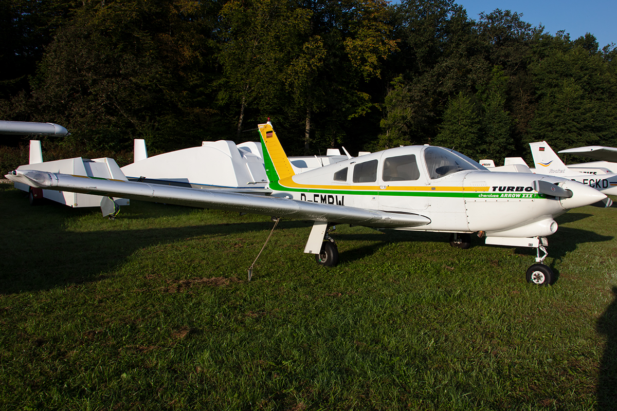Private, D-EMBW, Piper, PA-28R-201T Cherokee Turbo Arrow III, 15.09.2019, EDST, Hahnweide, Germany





