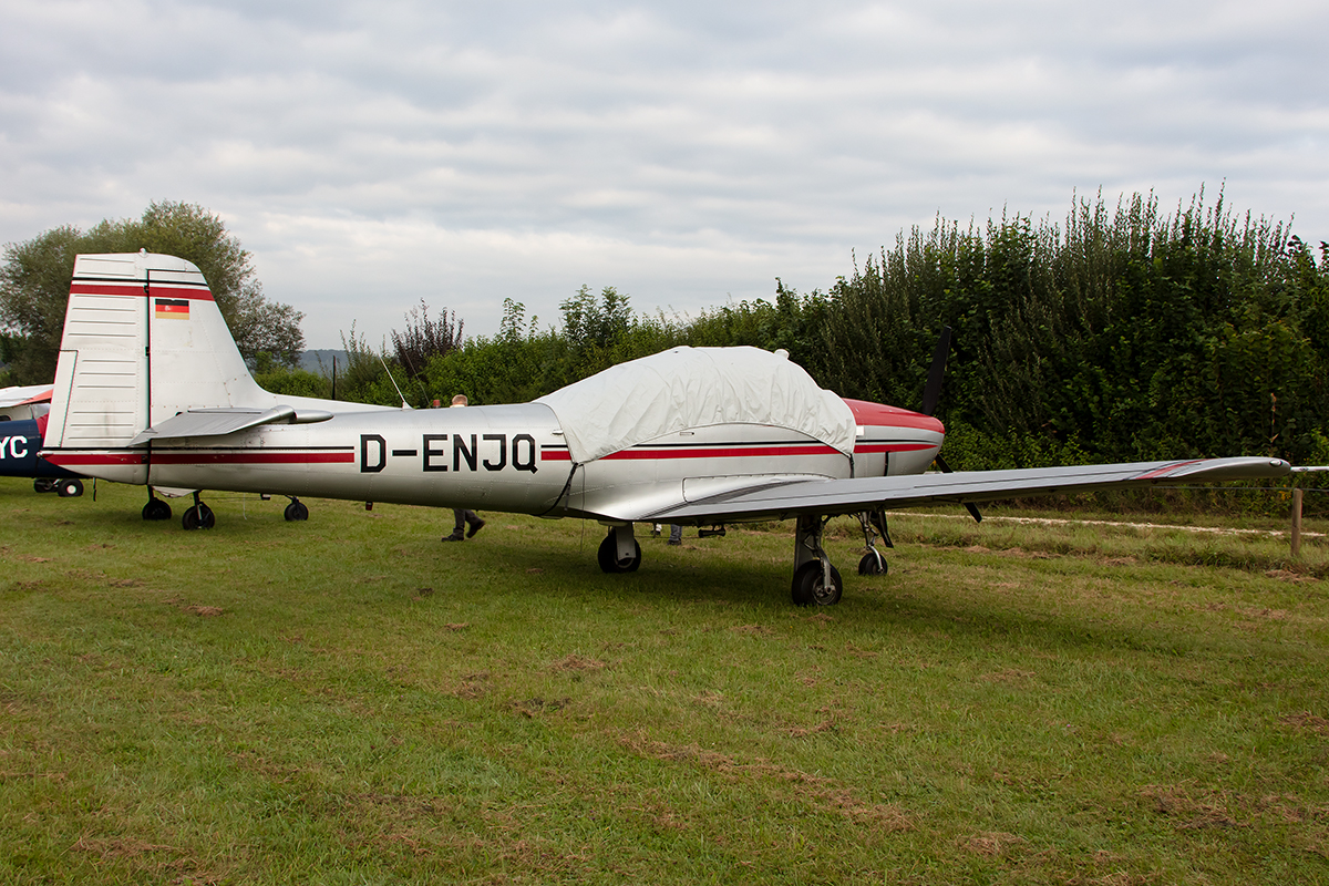 Private, D-ENJQ, Piaggio, P-149, 14.09.2019, EDST, Hahnweide, Germany


